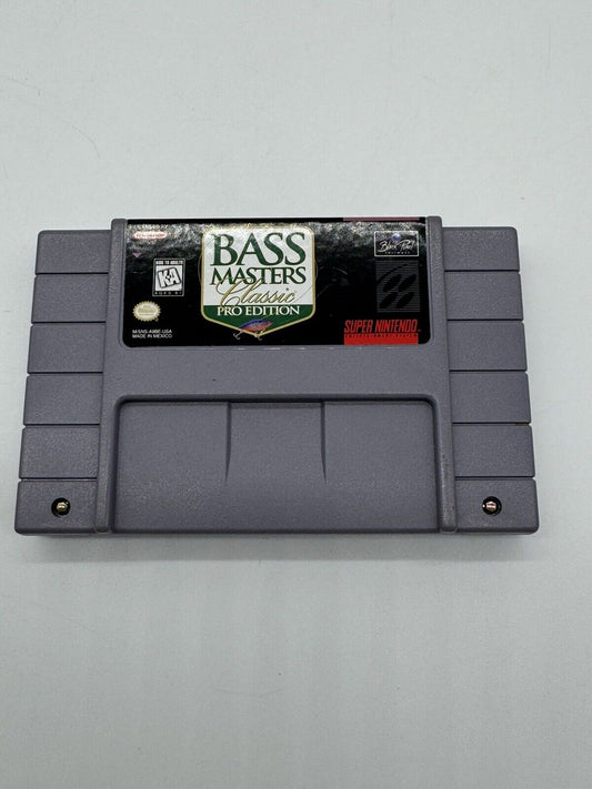 Bass Masters Classic SNES/Super Nintendo - AUTHENTIC, TESTED, WORKS GREAT!