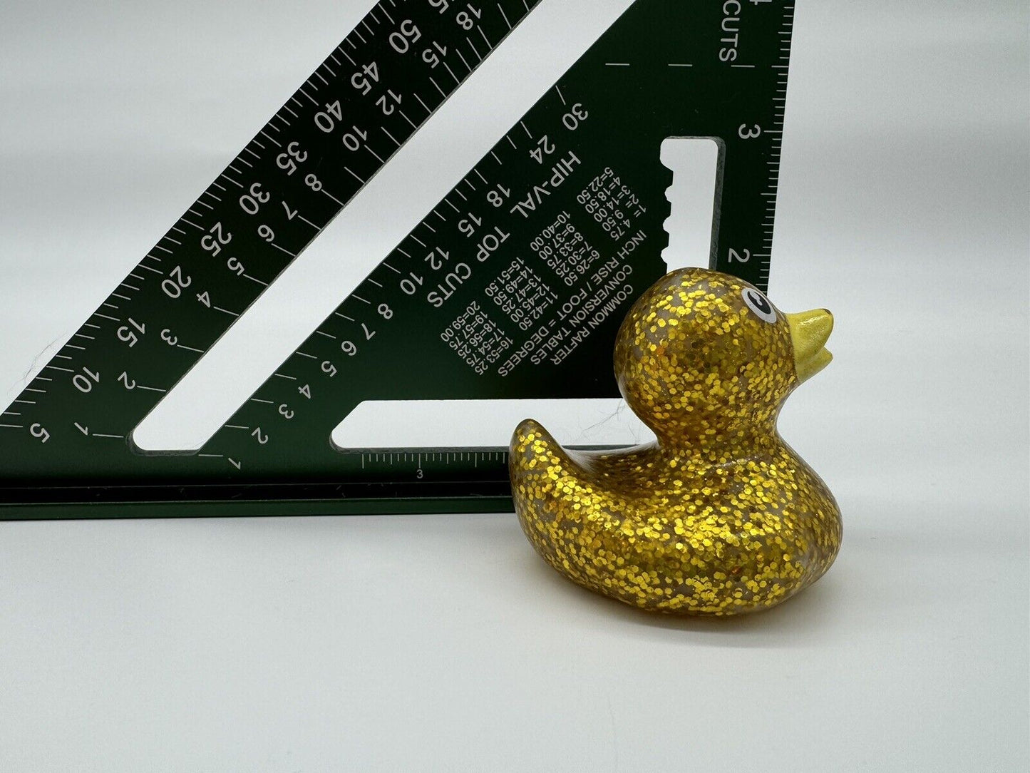 Lot of 7 Glittery Rubber Ducks Novelty Toys