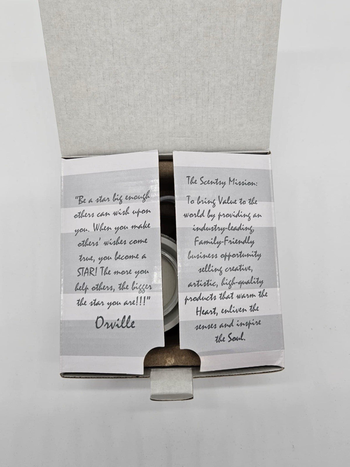 Scentsy Tabletop Base for Ceramic Nightlight - 39448 Box