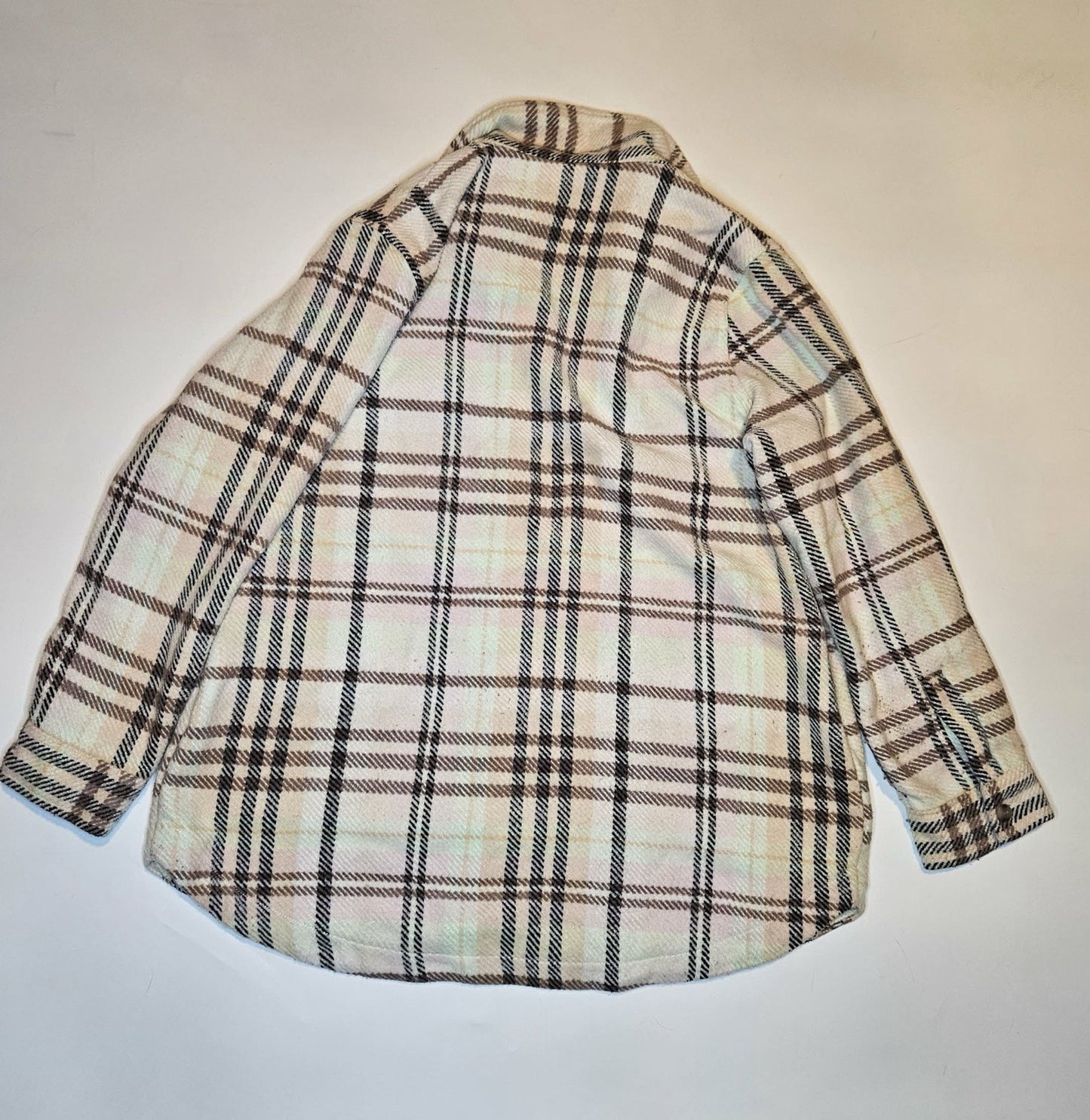 eBay Title: Universal Thread Women’s Plaid Shacket Jacket Shirt Coat Size M