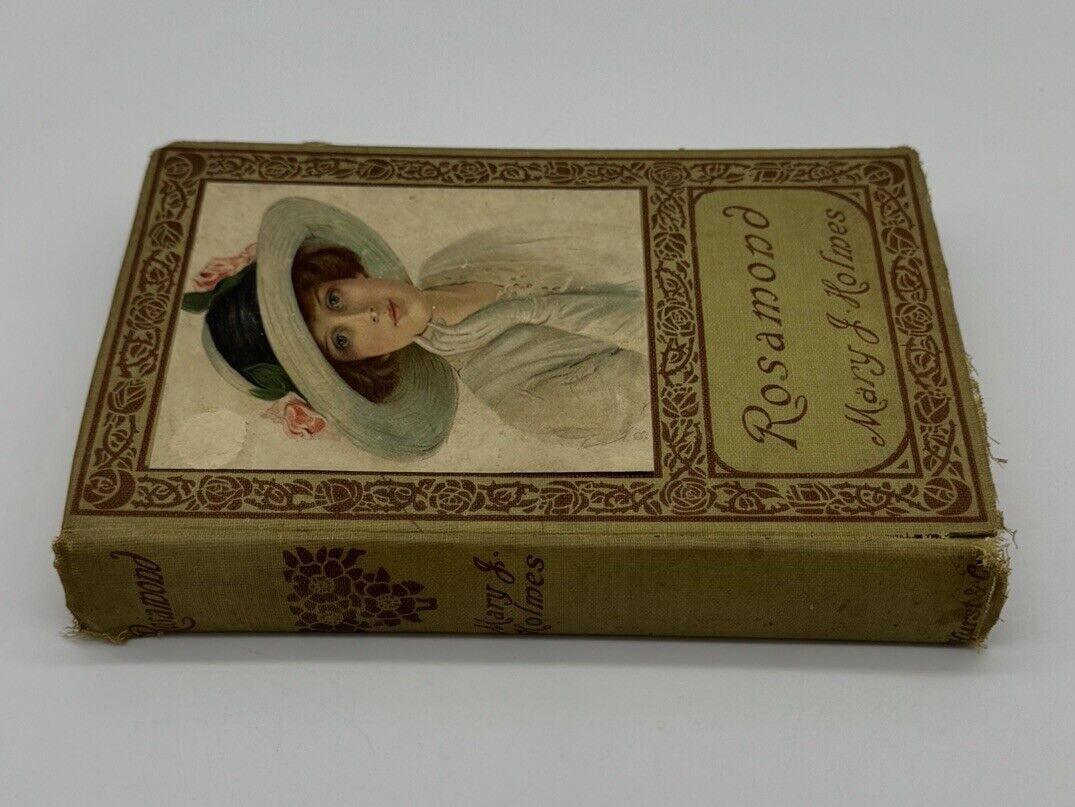 ROSAMOND Vintage Hardcover Book Mary J Holmes Victorian Era 19th Century
