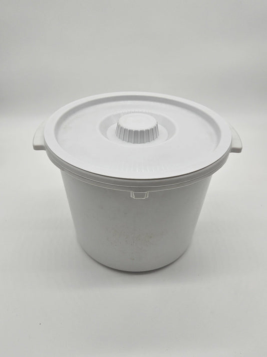 Commode Bucket Set - Pail, Splash, and Lid for Most Std & Bariatric Commodes