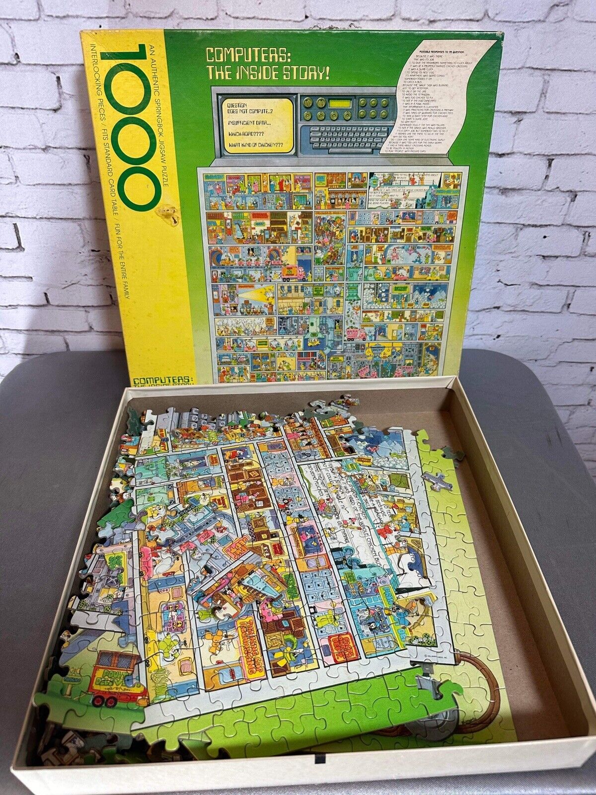 Springbok Computers The Inside Story 1000 Piece Jigsaw Puzzle 24x30