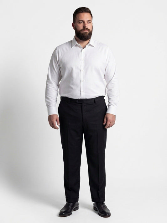 Merona Men’s Dress Pants Black W36 L34 Flat Front Slacks