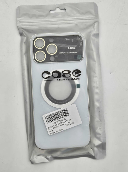Bonoma iPhone 13 Pro MagSafe Clear Case with Camera Lens Protector
