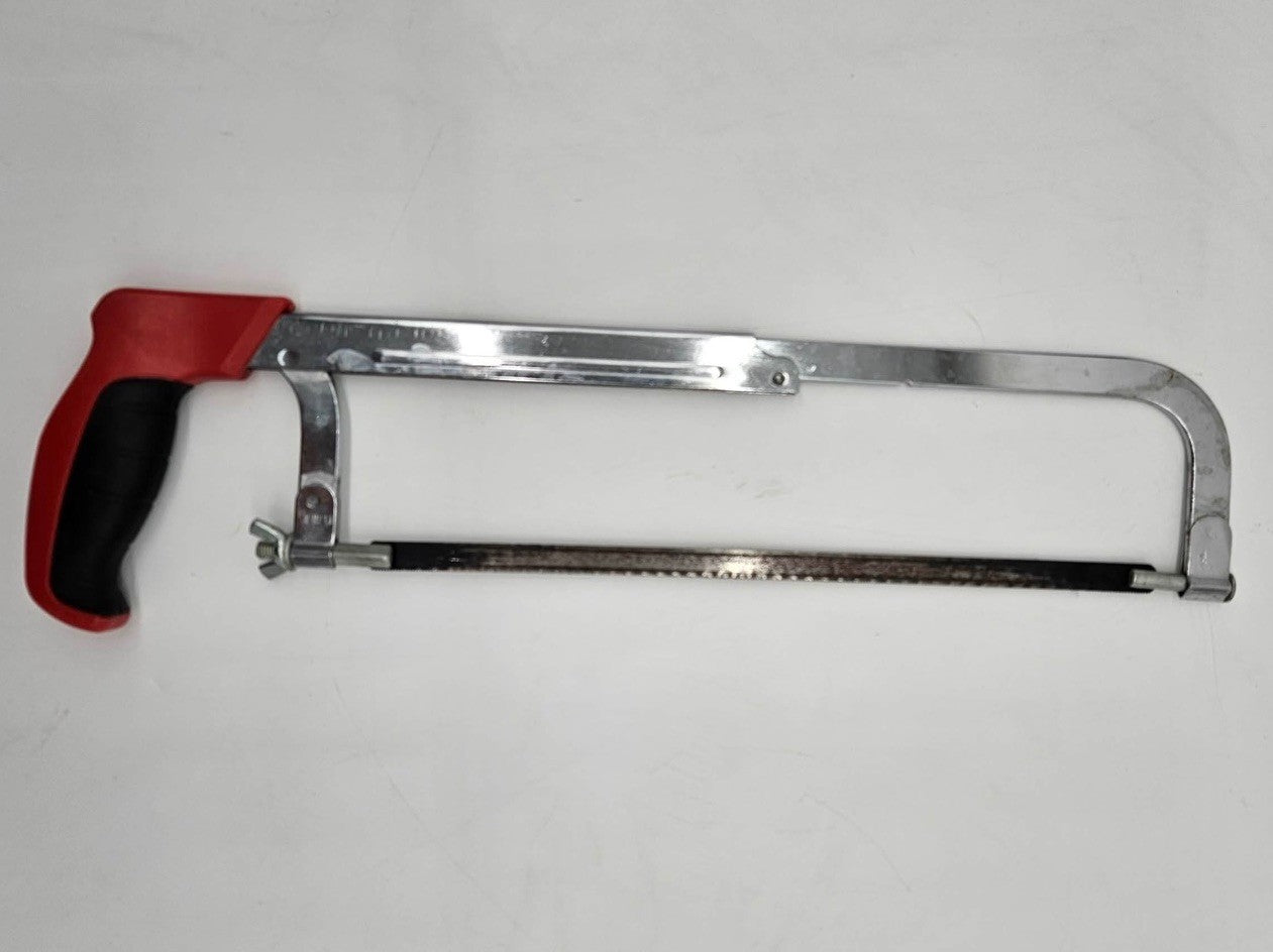 Plastic Dipped Steel Handle Adjustable Hacksaw 18" Frame with 12" 24TPI Blade