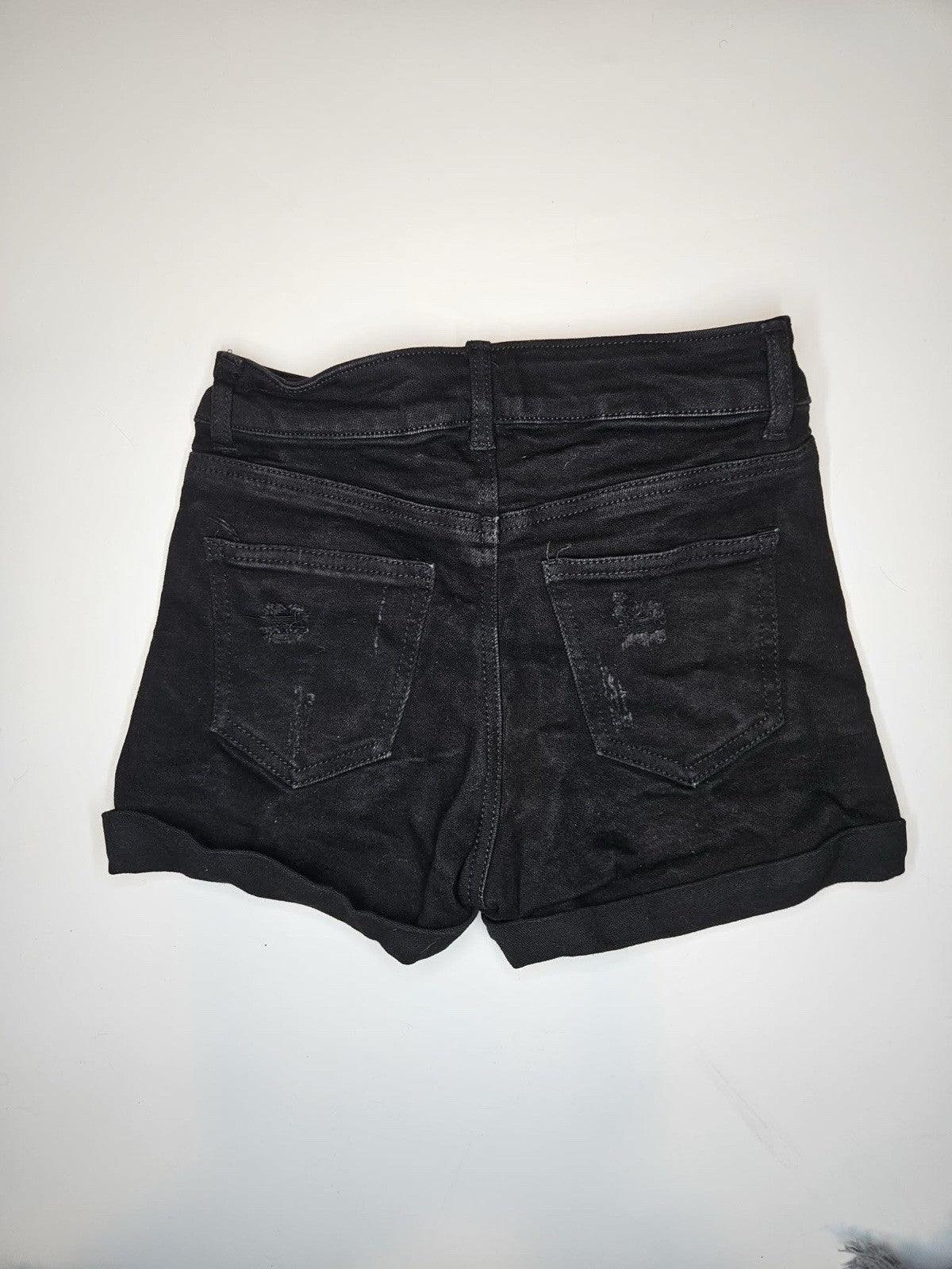 Love Jeans Black High Rise Denim Shorts Size 3/4
