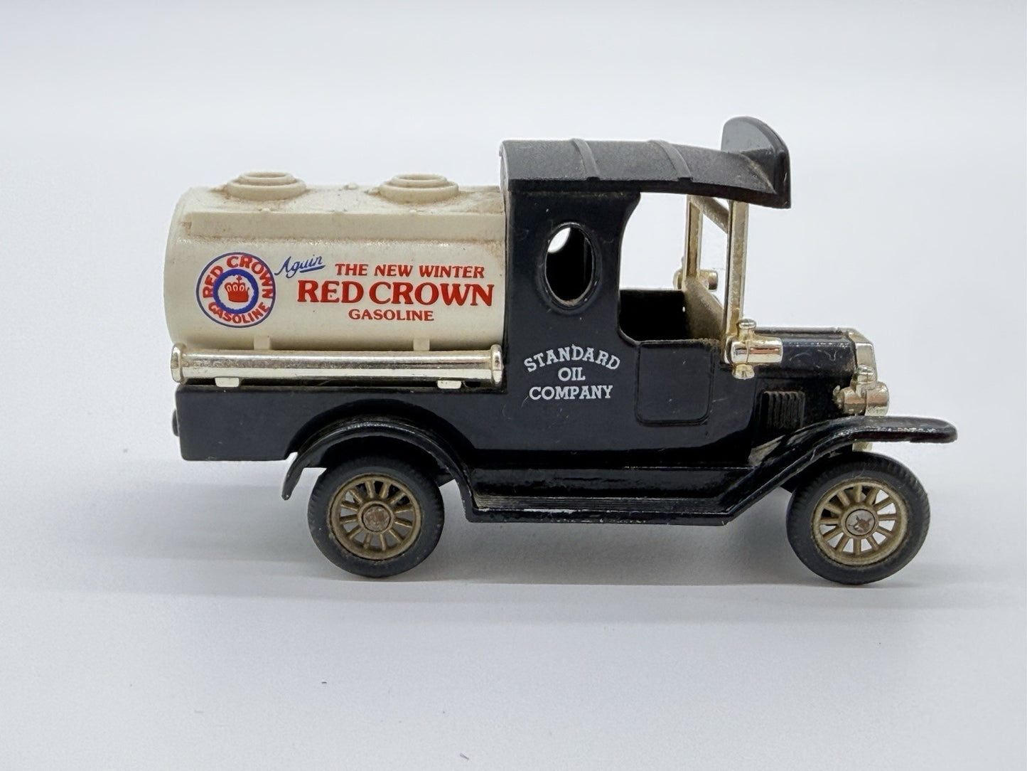 Vintage Lledo 1920 Ford Model T Red Crown Gasoline Standard Oil Die-Cast