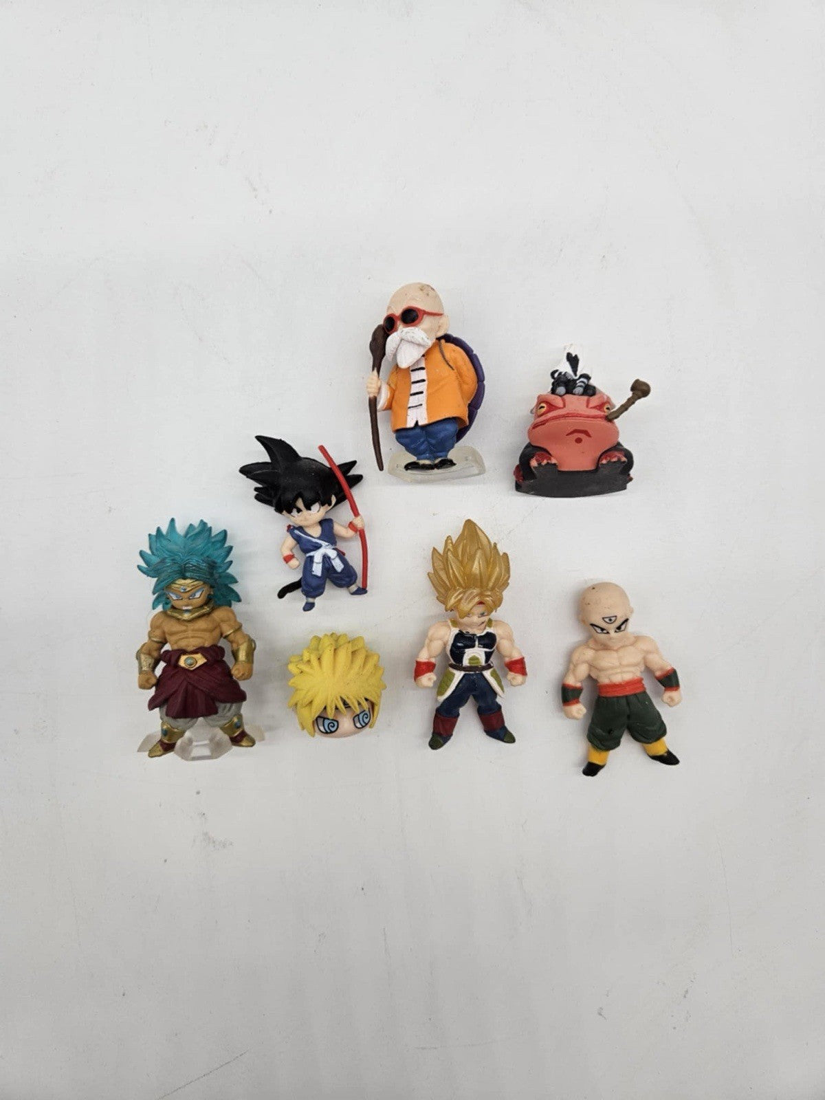 Anime Dragon Ball Z Super Saiyan Broli Goku Tien Chiaotzu 7pcs Figure Toy Gift
