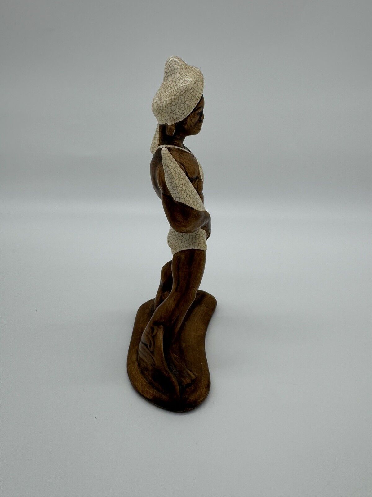 Vintage 12 Inch Tresure Craft Egyptian Guard Statue- Figure with Sward