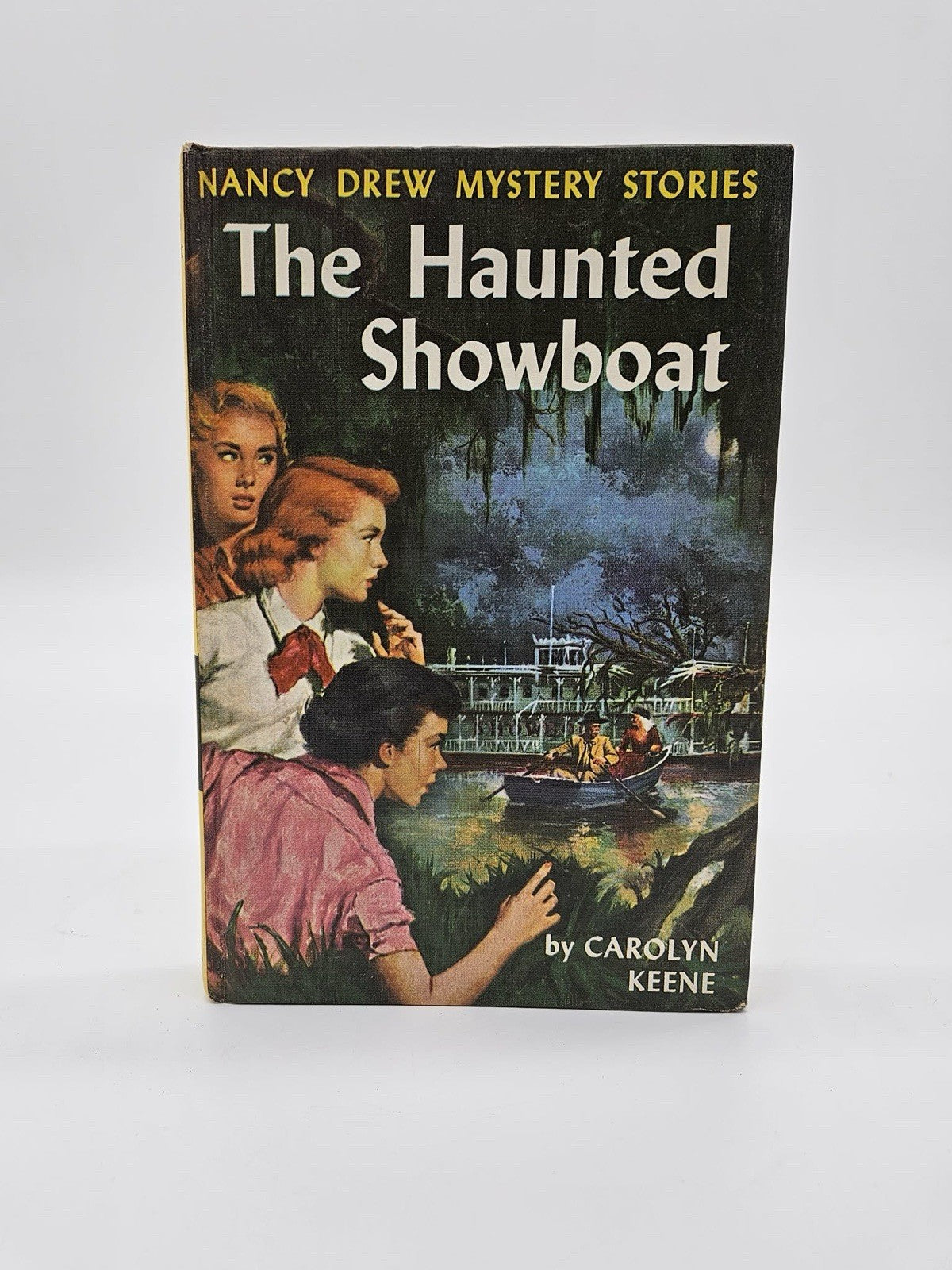 Nancy Drew #35 The Haunted Showboat HBDJ ~ Carolyn Keene ~ Vintage Mystery Book