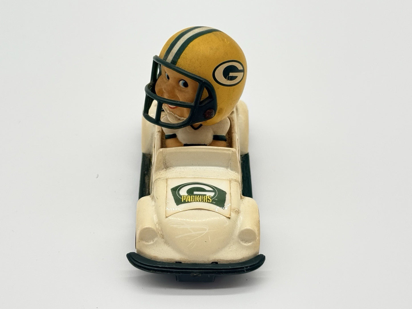 Vintage NFL Green Bay Packers Die-Cast Metal GOALINE BOPPER CAR 1990s