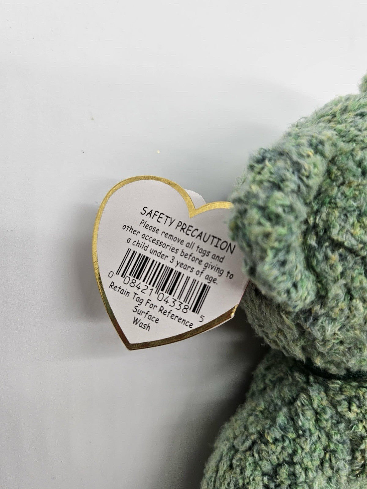 TY Beanie Baby - SHAMROCK the Irish Bear (8 inch) MWMT