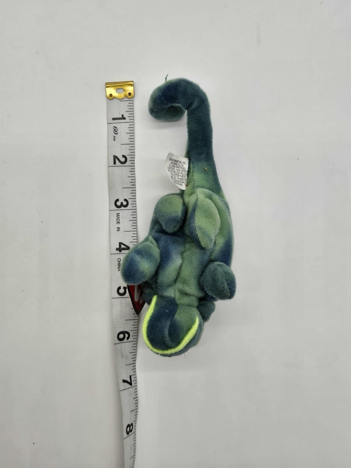 Ty Beanie Baby 9 inch Rainbow The Iguana Chameleon Toy