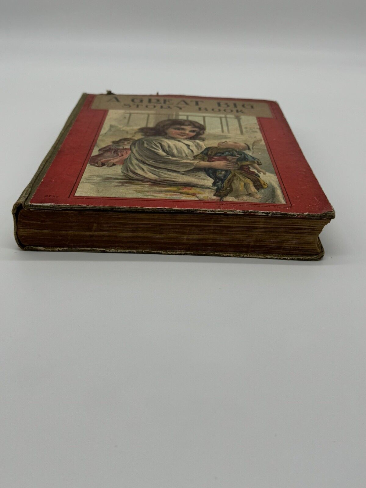 ANTIQUE BOOK "A GREAT BIG STORY BOOK" 2725 MCLOUGHLIN BROS. NEW YORK