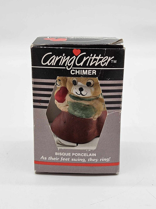 Vintage Jasco Caring Critter Chimers Christmas Bell / Ornaments