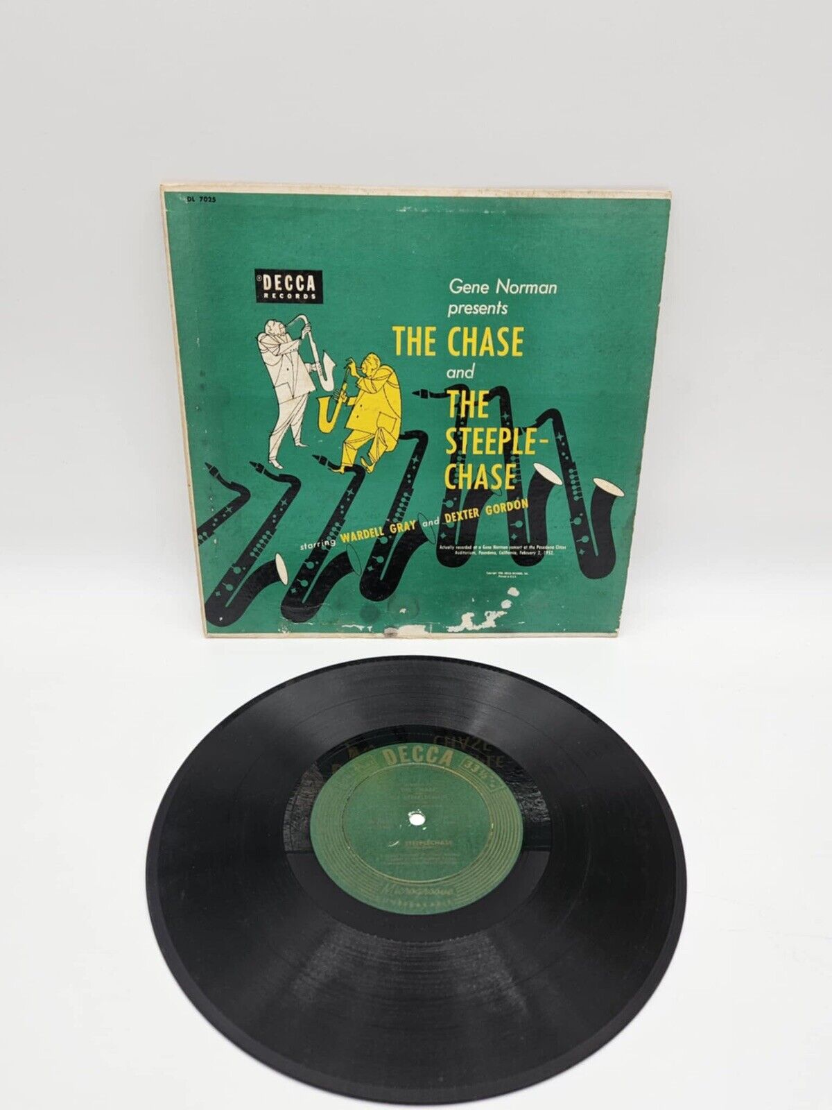 DEXTER GORDON WARDELL GRAY The Chase And The Steeplechase 10" LP US 1952 DG MONO