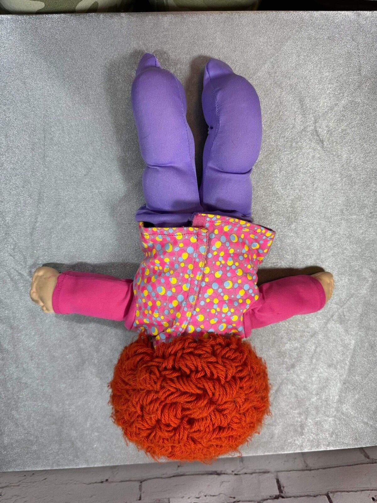 RARE 1986 Vintage Cabbage Patch Doll Red Hair, Green Eyes