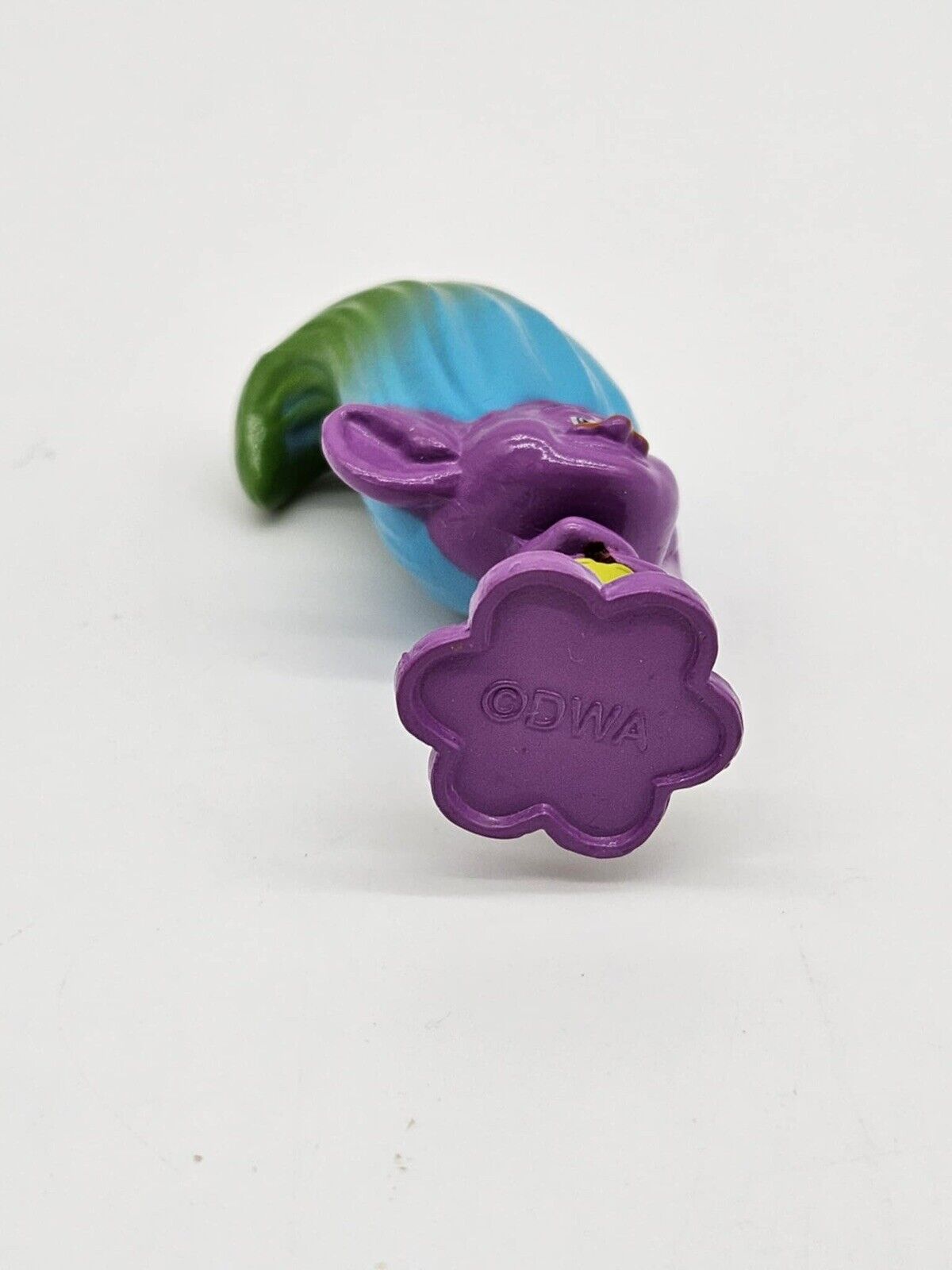 TROLL Figure W/ Blue & Green Hair Plastic Cake Topper 2.5”