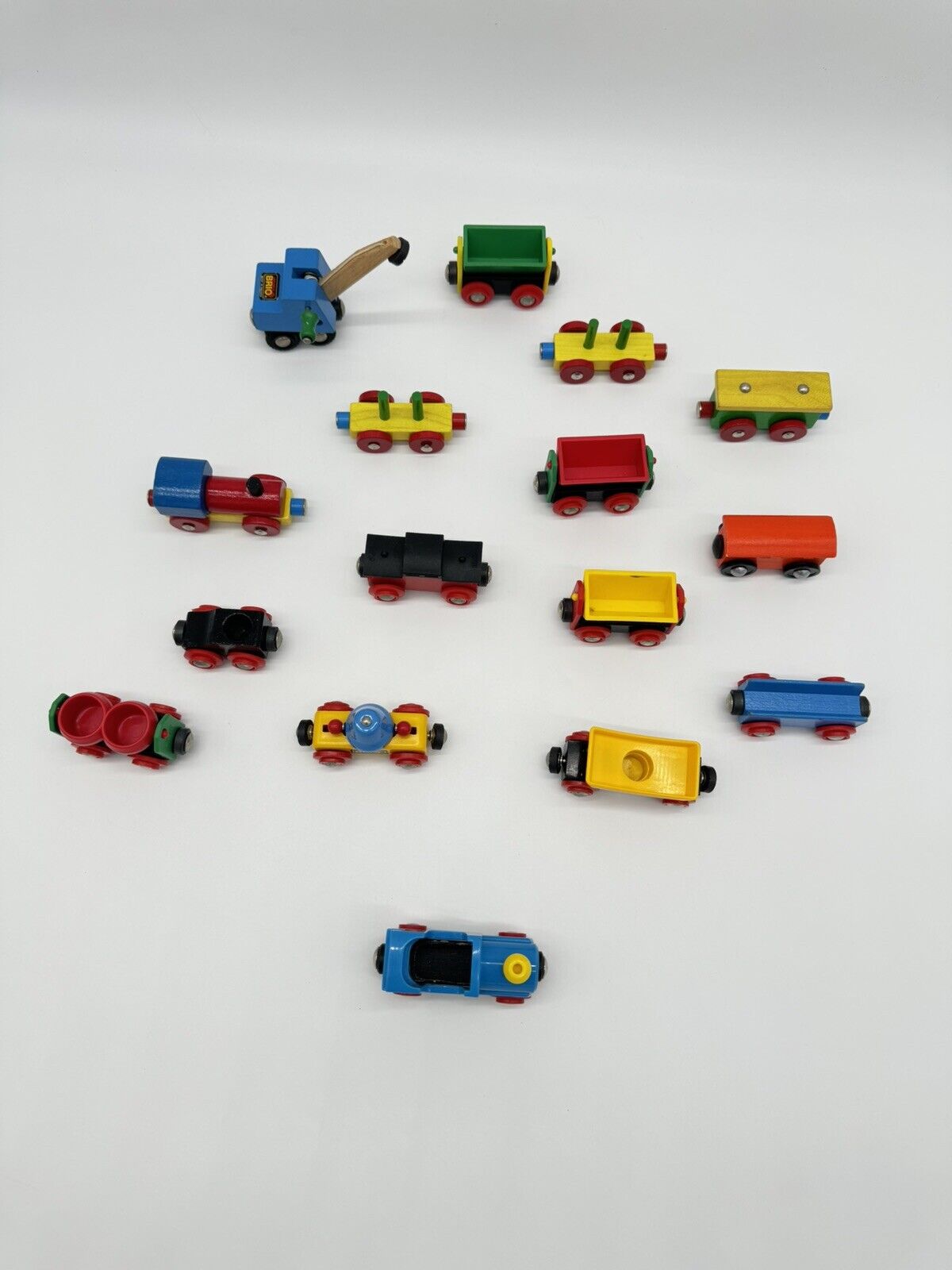 Brio Wooden Train-Vehicles Lot of 16