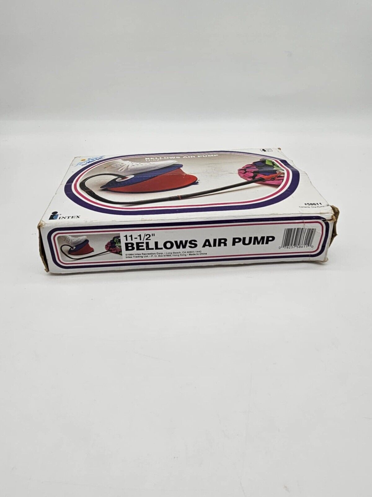 The Wet Set #58611 by Intex Bellows Air Pump 1996 USA 3 Nozzle Sizes