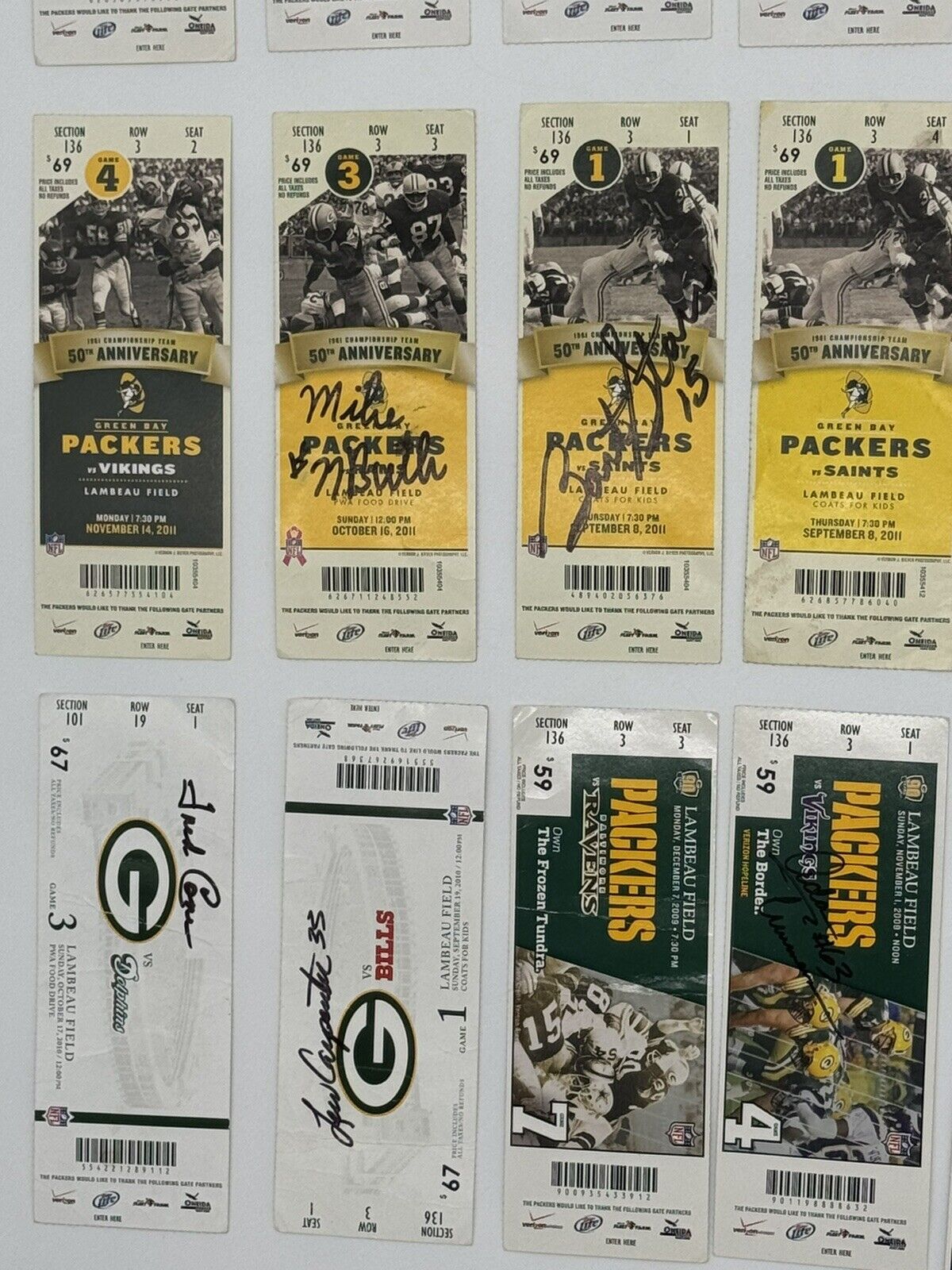 MASSIVE Packer Memorabilia Lot - OVER 50 AUTOGRAPHS - See Description!!