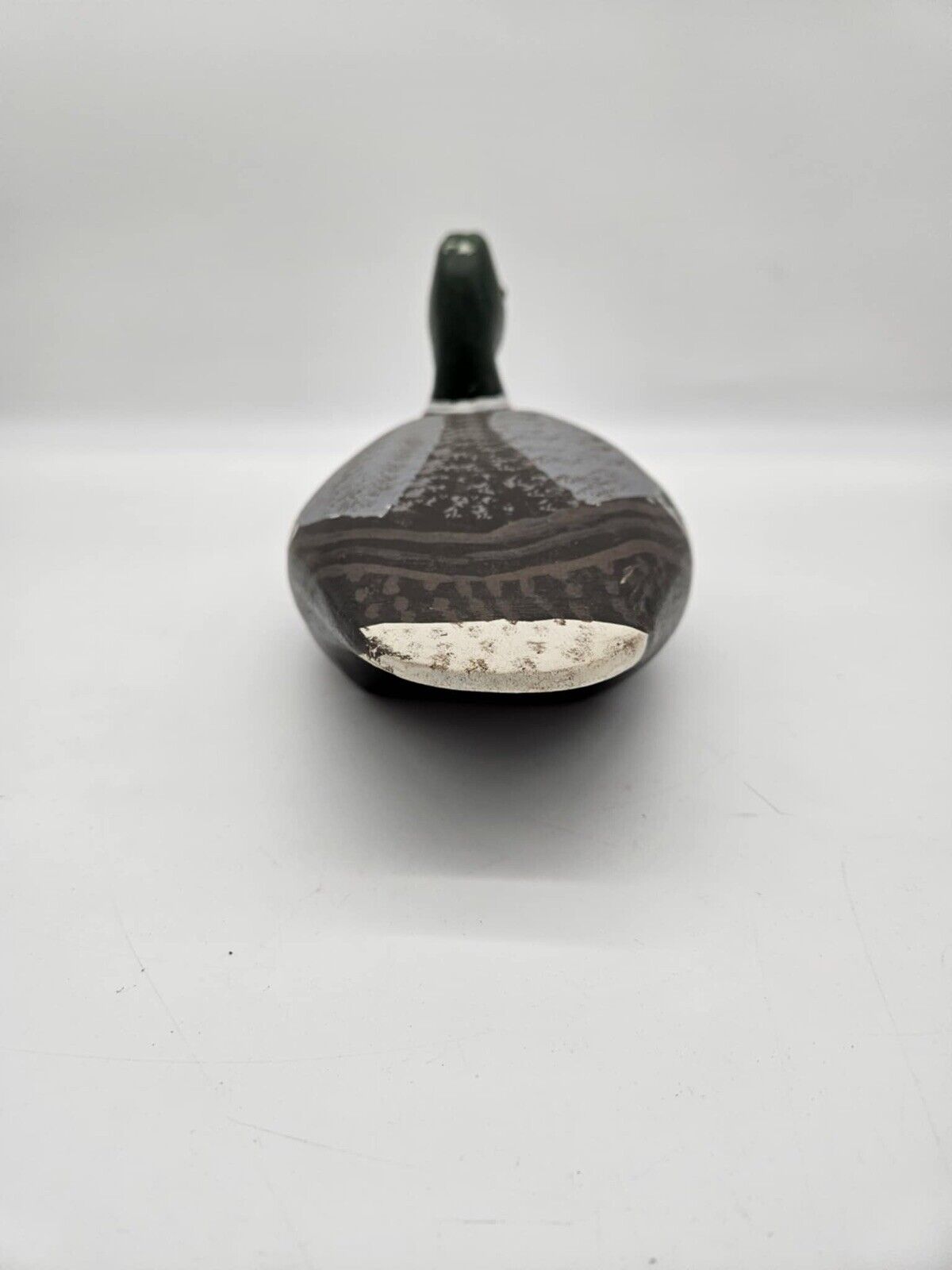 L.D. SCARBOROUGH Duck N.C. 1992  FOLKART CARVED WOOD DECOY JB01