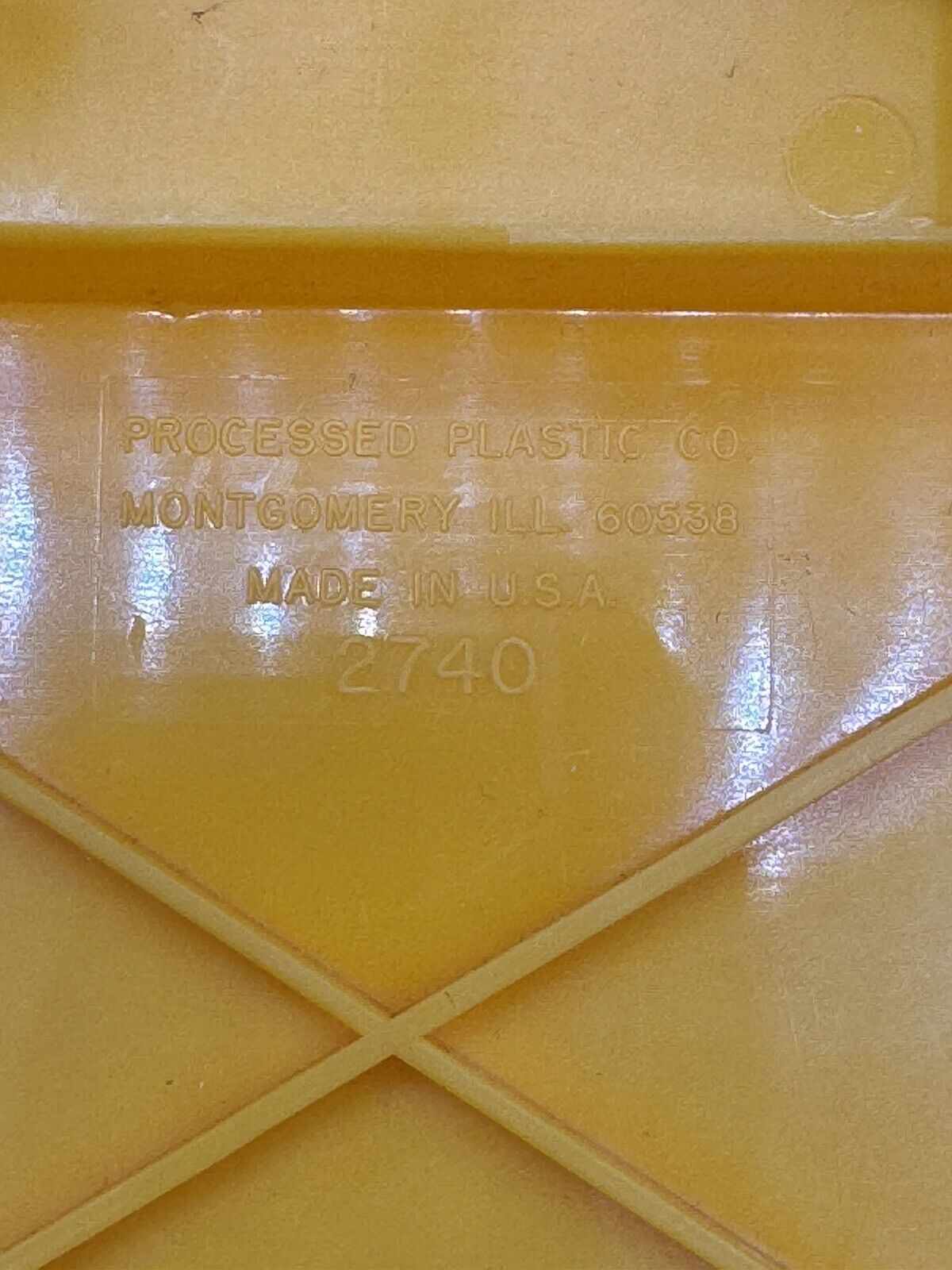 Vintage Processes Plastic Crane Truck Toy