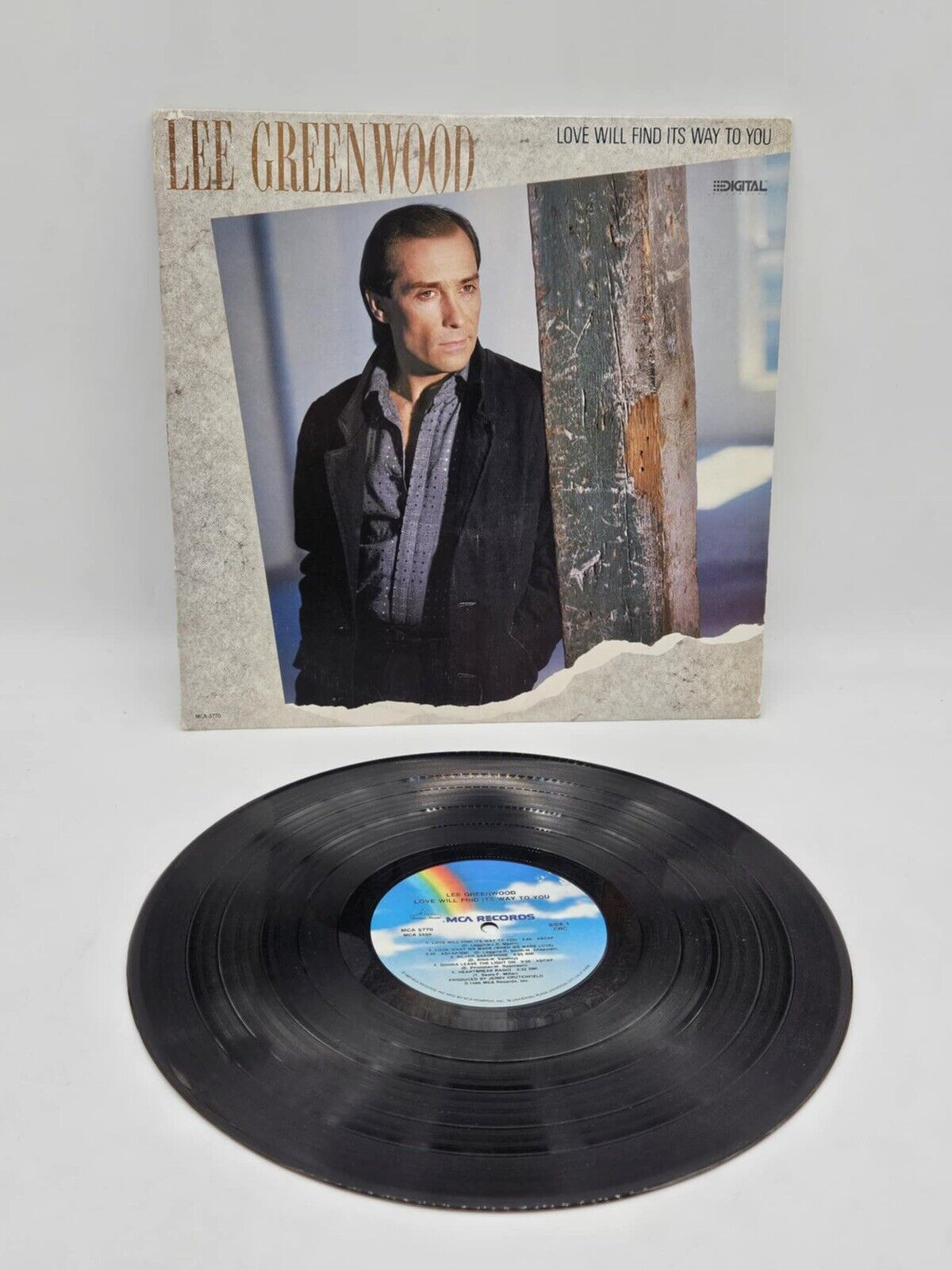 Lee Greenwood  Love Will Find Its Way To You  1986  MCA 5770  Vinyl  LP   VG++