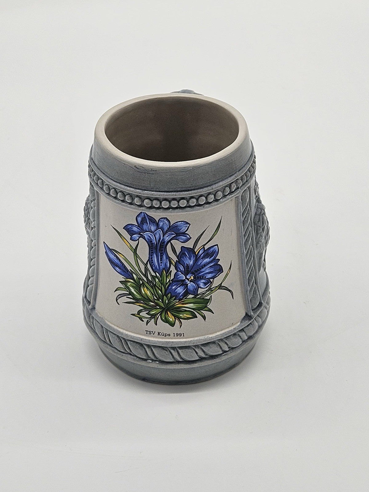 Vintage German Stoneware Beer Stein Hofenwirtshof Gotterhals TSV Küps 1991
