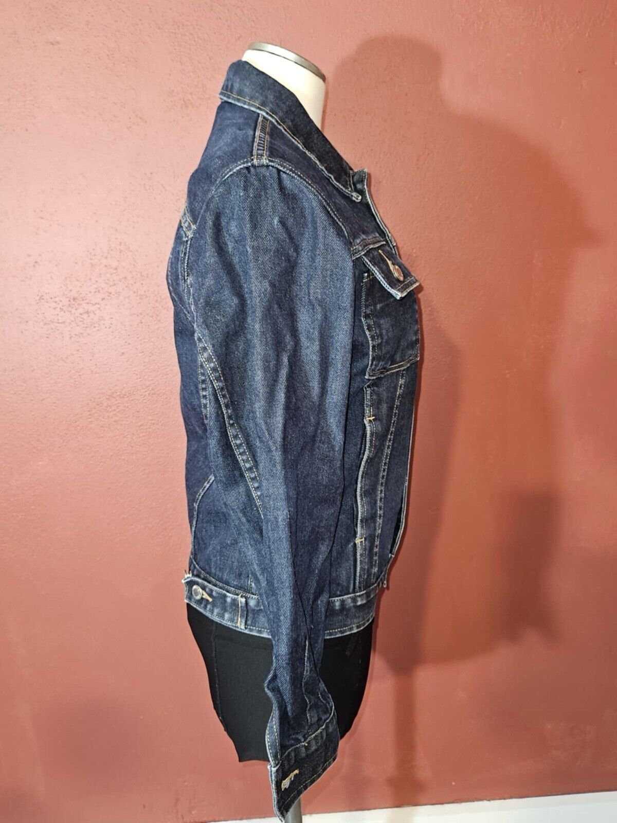 Banana Republic Denim Jean Jacket NWOT Size XS Blue Women's Dark Wash BR