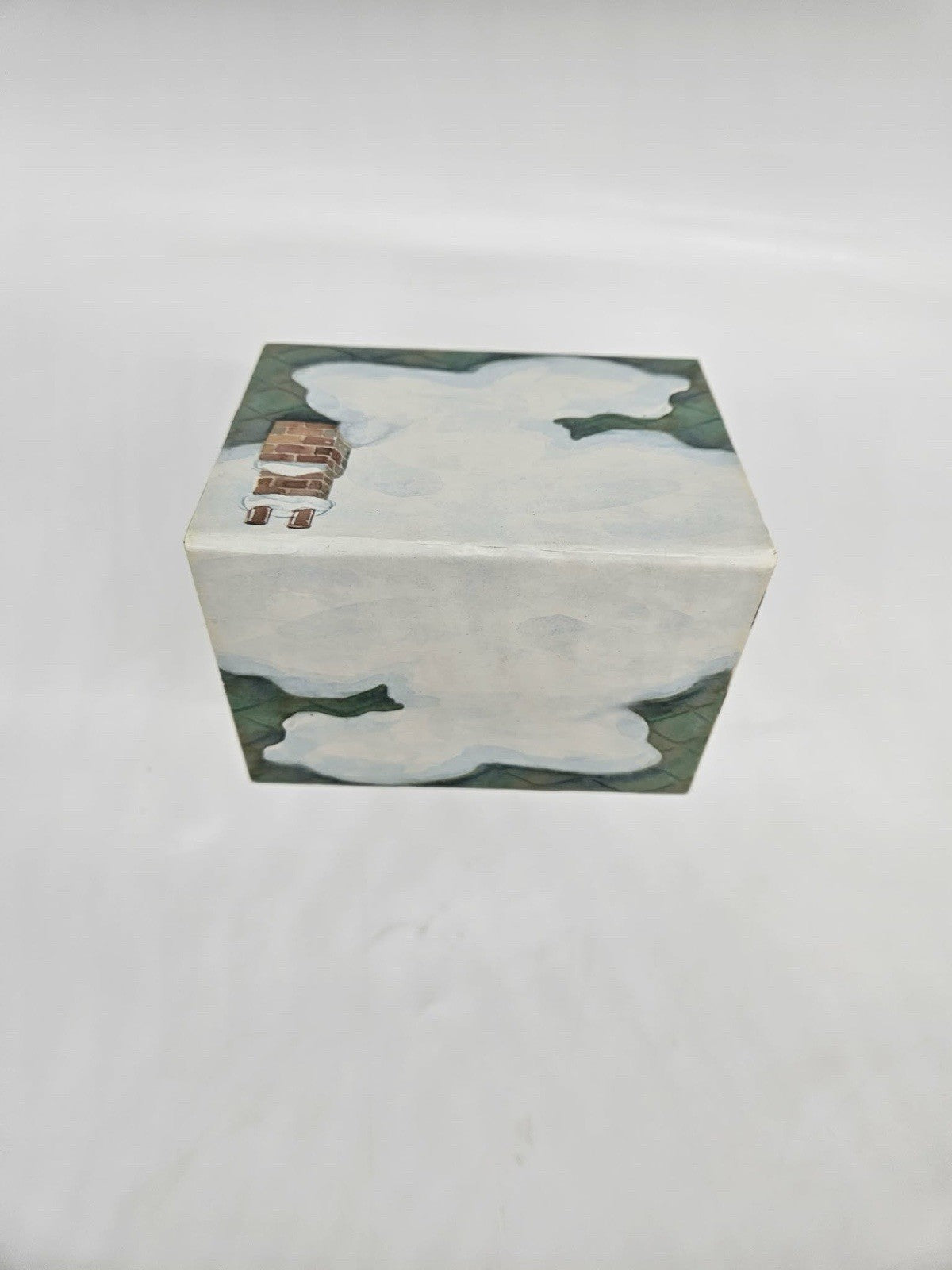 Lillian Vernon Bookshop House Cardboard Storage Box Holiday Decor