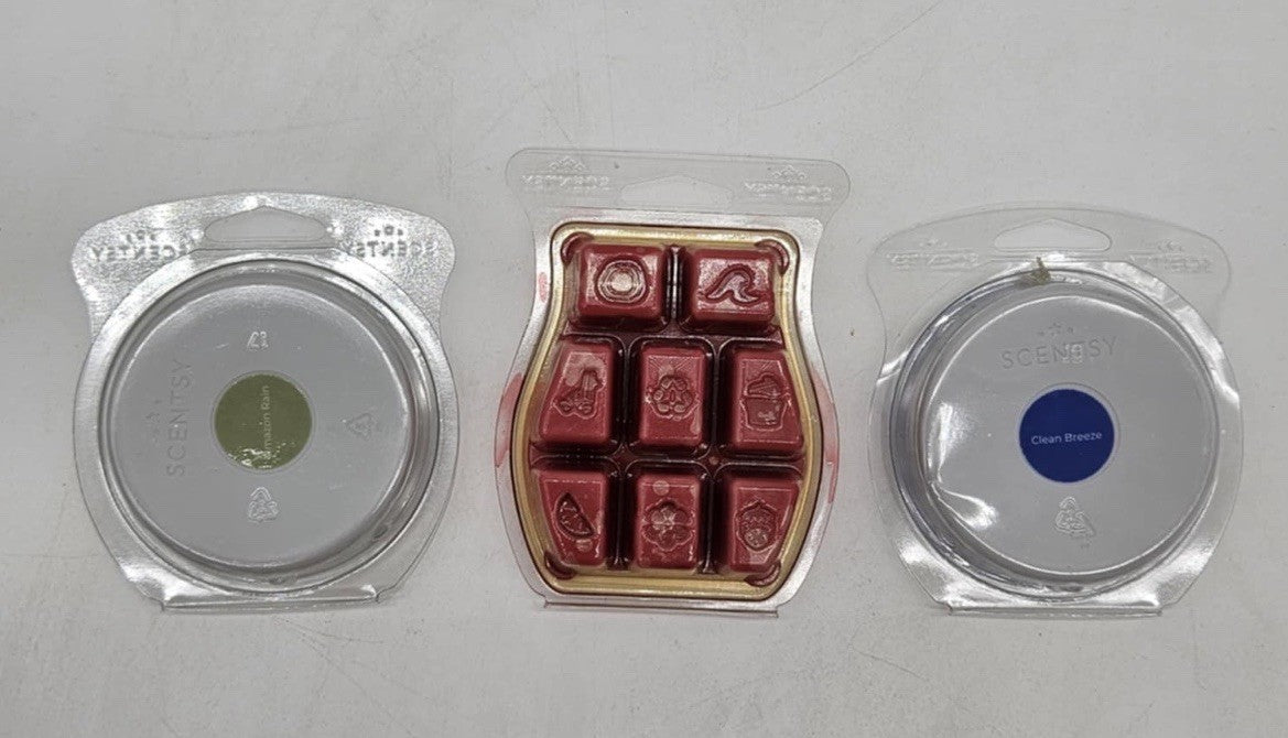Lot of 3 Retired Scentsy Bar Scented Melts 3.2 Oz