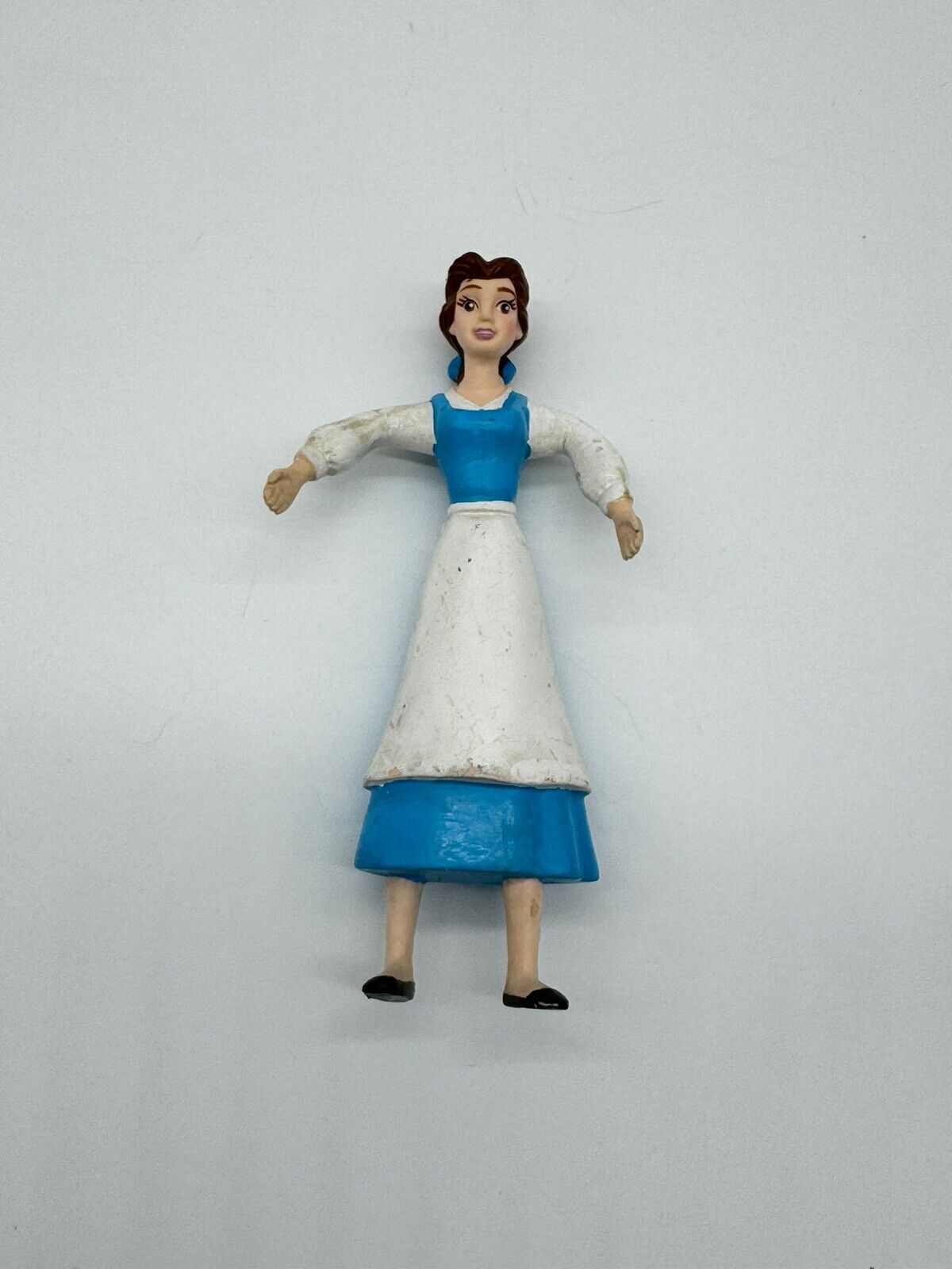 VTG Disney Beauty & The Beast Bendable Figures Beast & Bell Applause Lot of 4