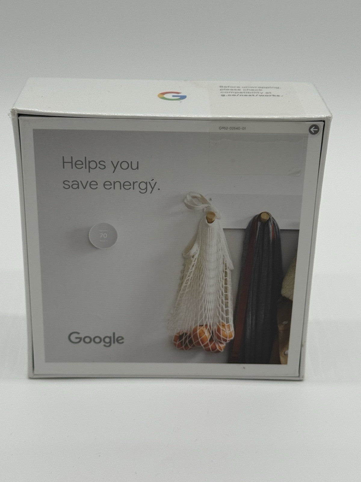 New Google Nest Thermostat Smart Thermostat Snow, Sealed.