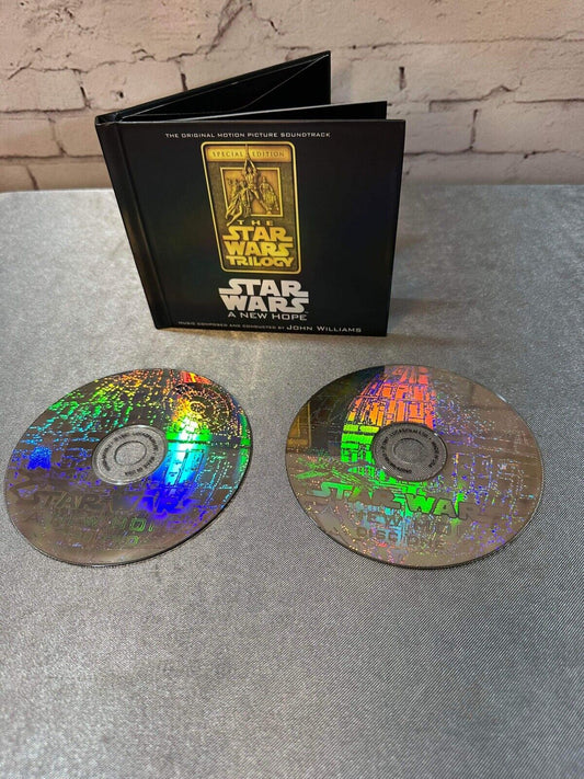 Star Wars: A New Hope - Motion Picture Soundtrack CD 2-Disc Set, 1997 QCC