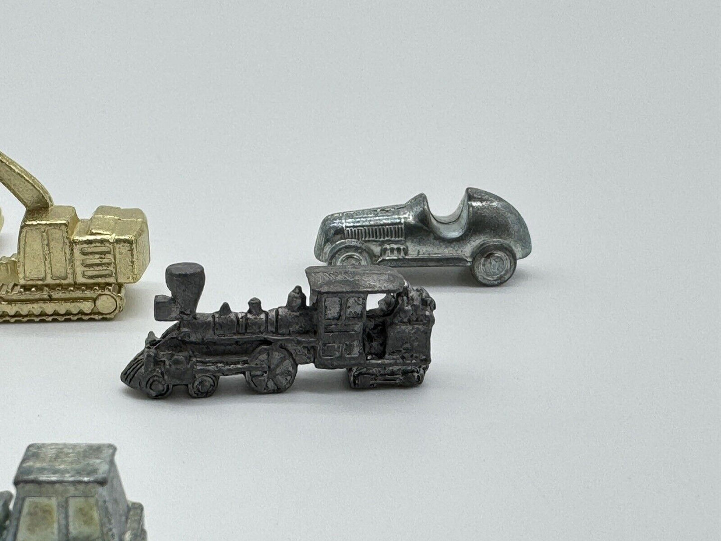 Vintage Lot of 8 Metal Tokens Figurines