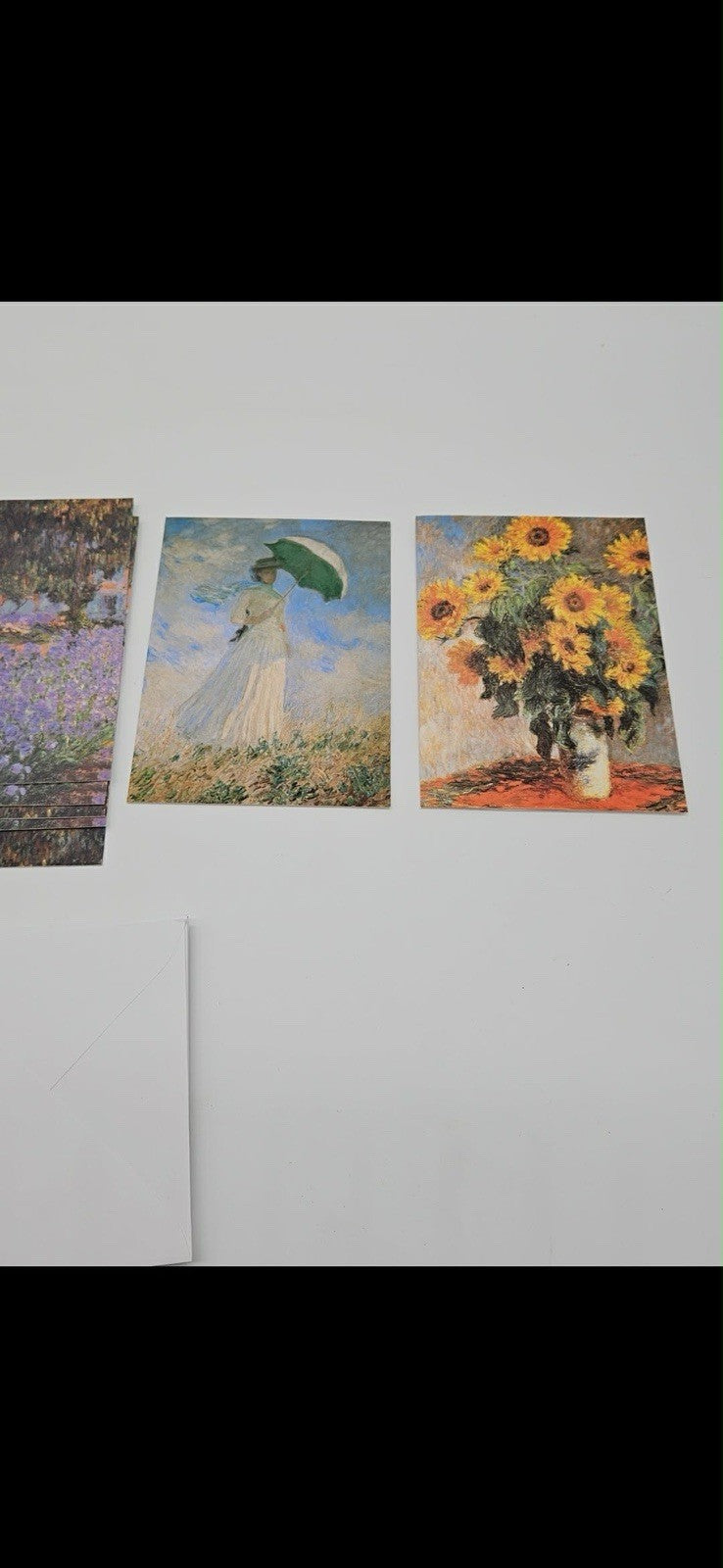 Set of 20 Monet Fine Art Note Cards & Envelopes - 4 Different Prints