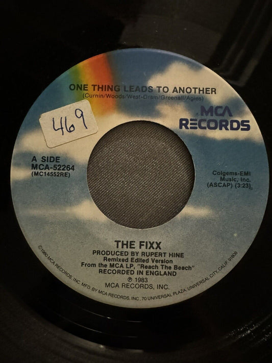THE FIXX ONE THINGS LEADS TO ANOTHER/OPINIONS 45 RPM~1983 MCA RECORDS MCA 52264