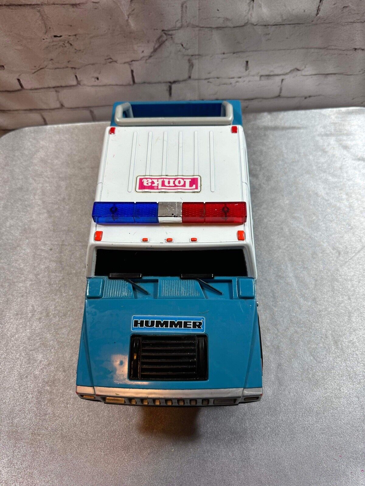 Vintage 1990s TONKA HASBRO HUMMER H2 POLICE TRUCK toy **WORKING**