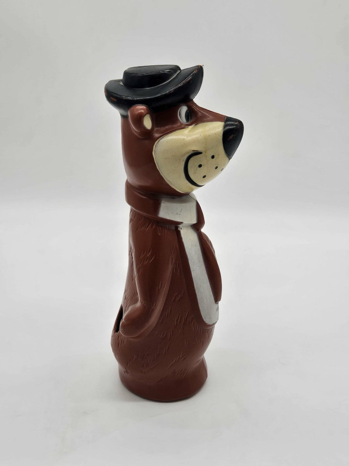 Vintage Yogi Bear 1960's 9 1/2” Tall Plastic Bank Hanna Barbera Knickerbocker