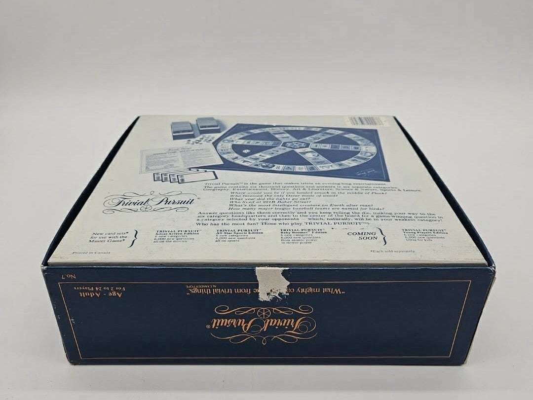 Trivial Pursuit Game-Mastergame-Genus edtion-1981