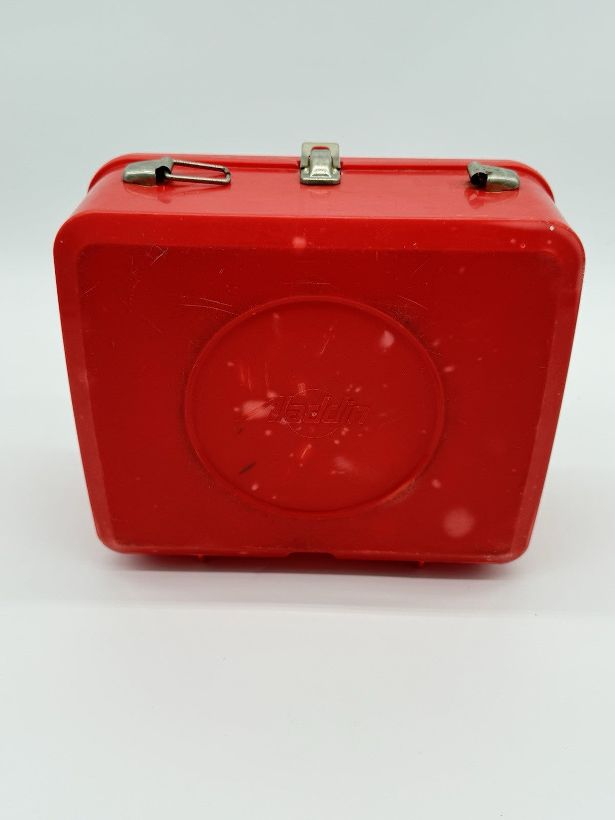 Vintage 1986 Aladdin Hasbro Transformers Lunch Box - TMNT Sticker on Front