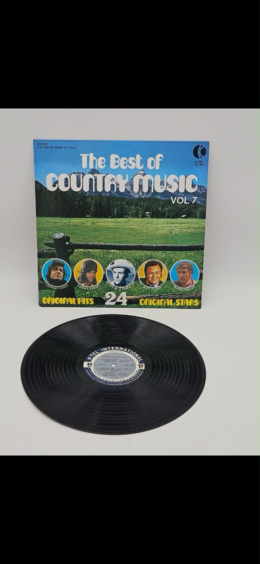 The Best Of Country Music Vol. 7 1973 Vinyl LP K-Tel WU 325 - VG