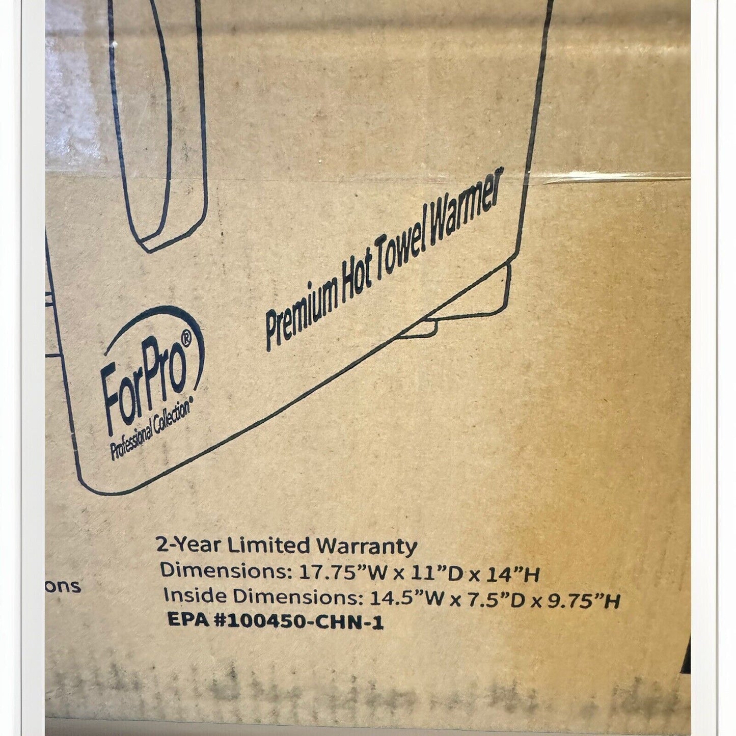 New ForPro Professional Collection Premium Hot Towel Warmer Extra Large Capacity