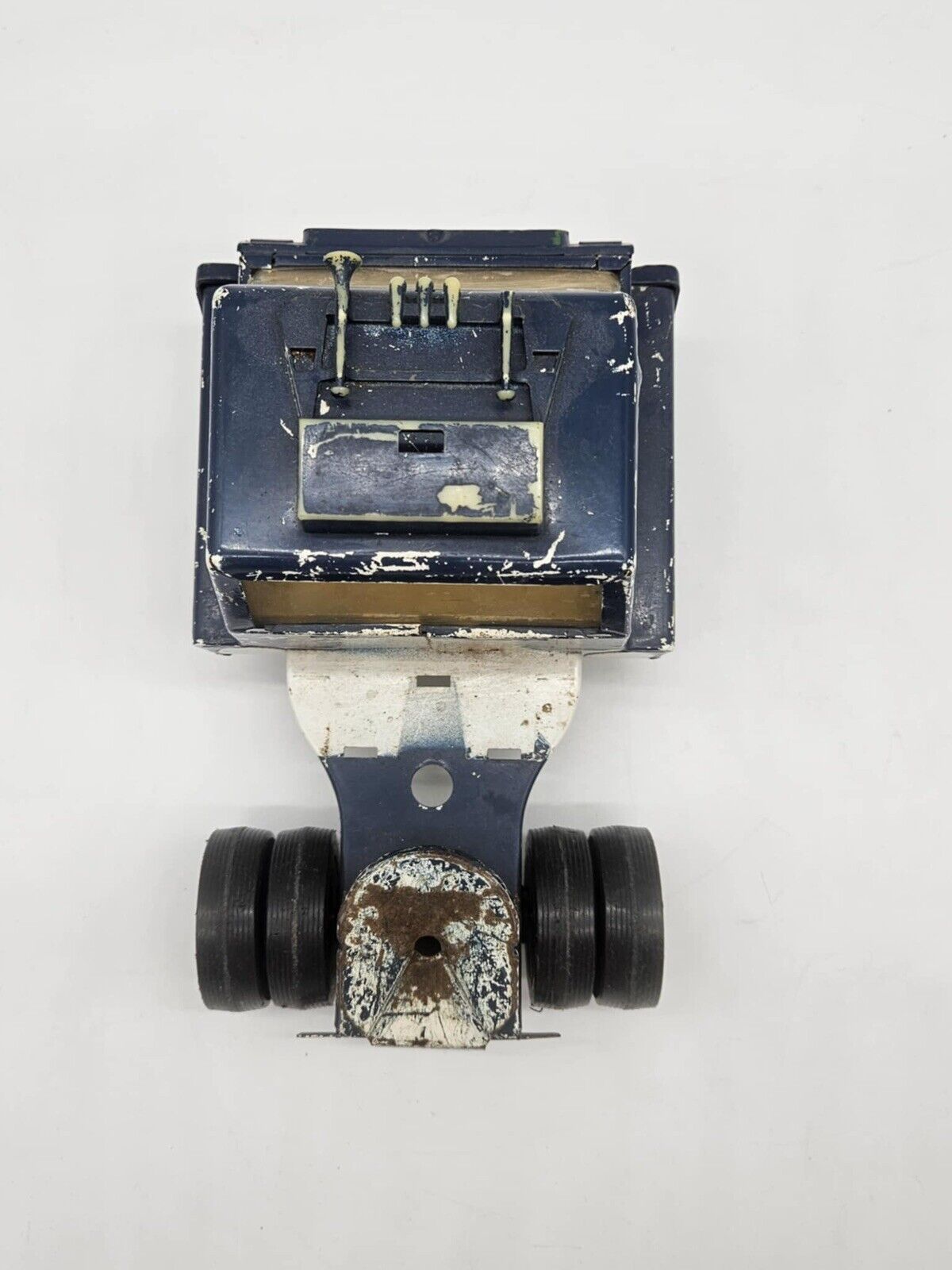 RARE Vintage Farm & Fleet Diecast Toy Semi Truck & Trailer ~ Blue