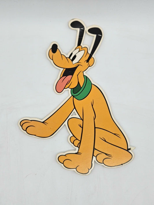 Vintage Disney Pluto Wall Decor Cutout Cartoon Dog