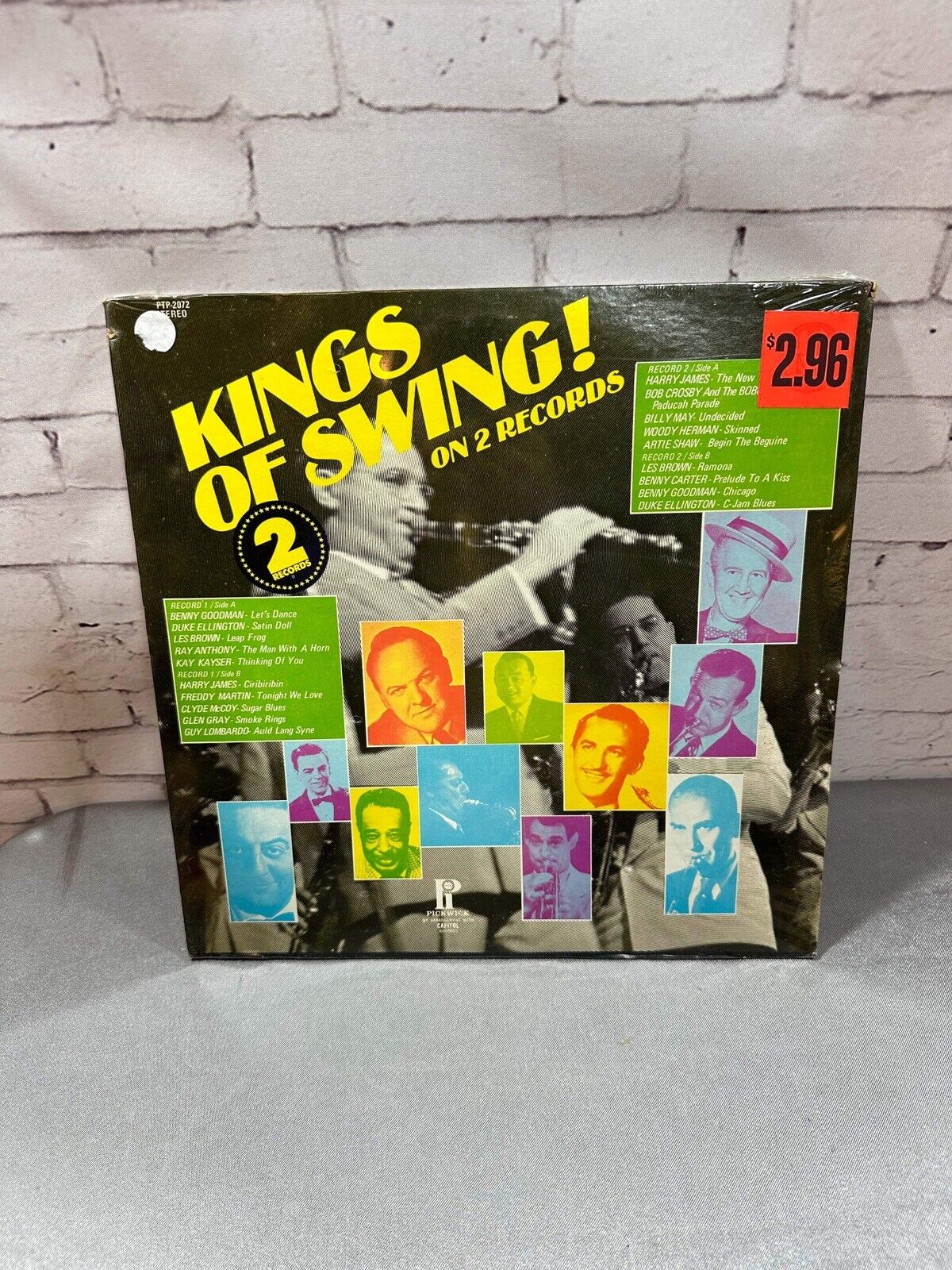 Kings Of Swing Compilation 12” Vintage Vinyl LP -Pickwick PTP 2072 **Sealed**