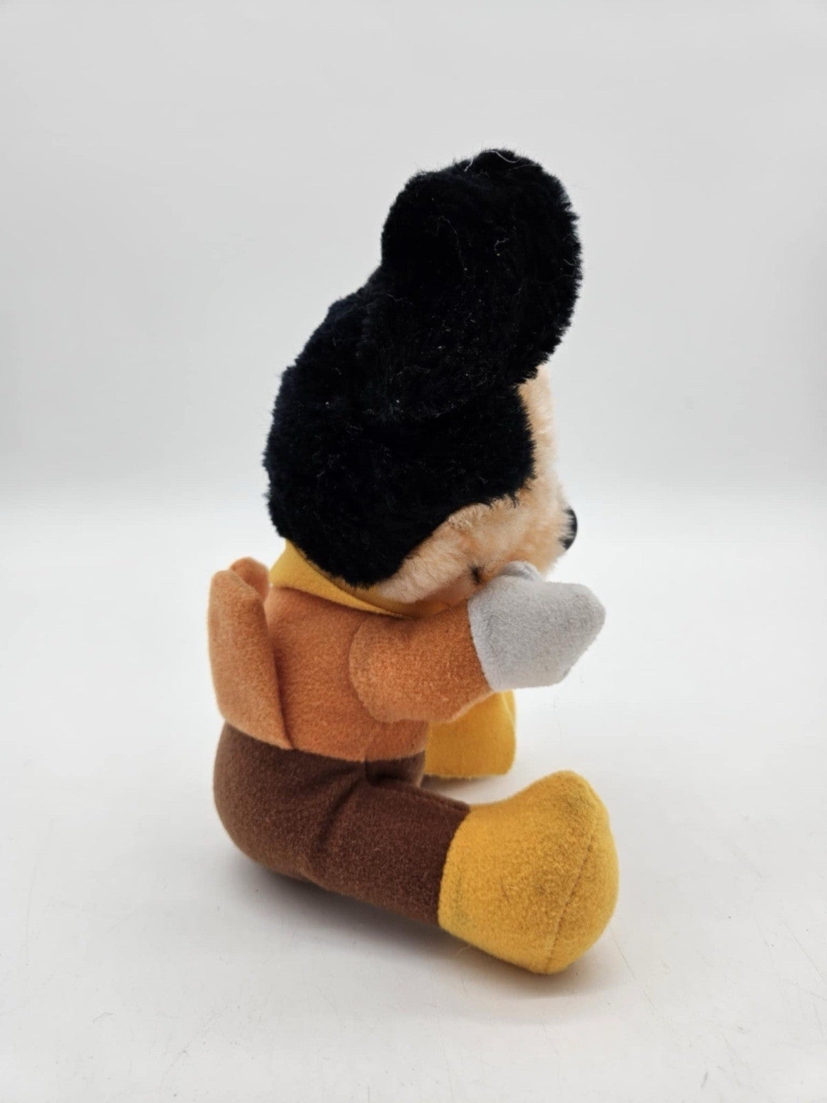 Vintage Disney Original Mickey Mouse Christmas Carol Plush 8" Tiny Tim Korea