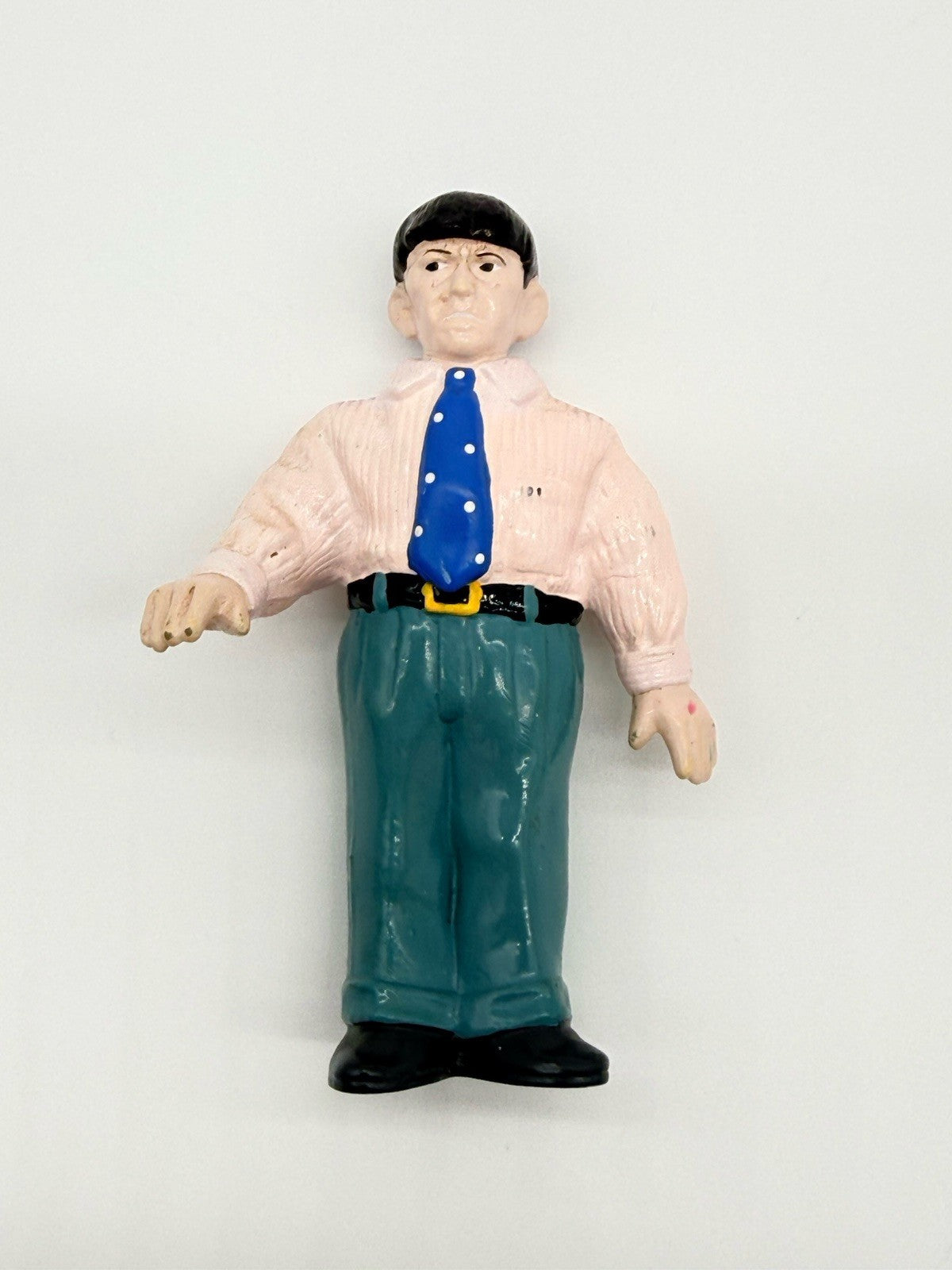 1991 The Three Stooges PVC Figurines 3.75" NMP Columbia Pictures Larry Moe Curly